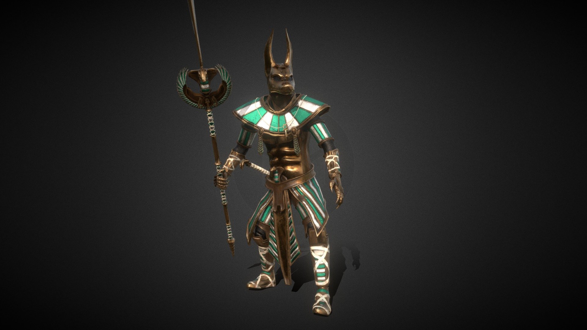 Anubis 3d model