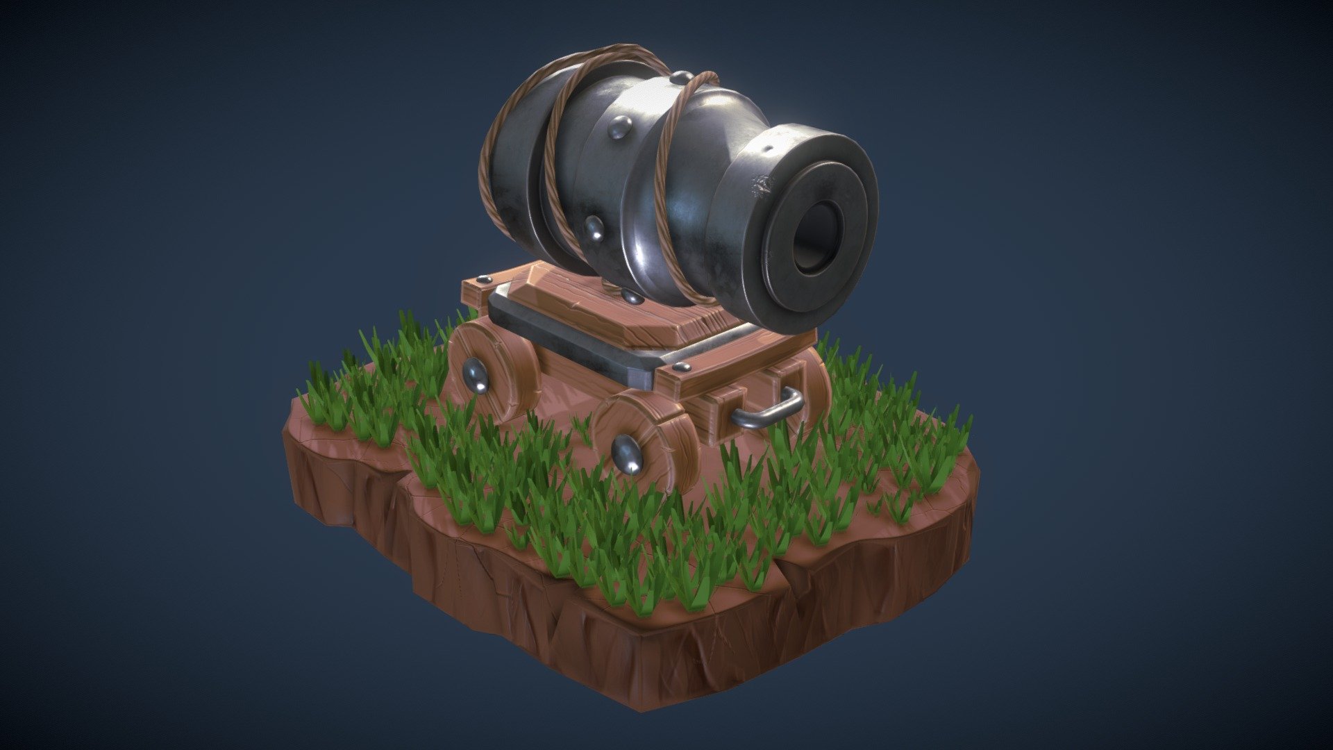 Clash of Clans Cannon Cart 3d model