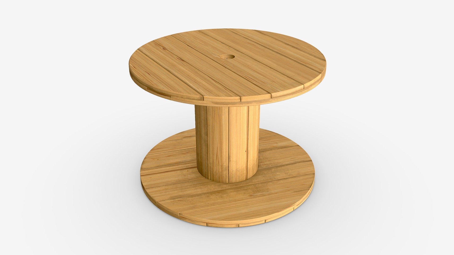 Cable reel table 3d model