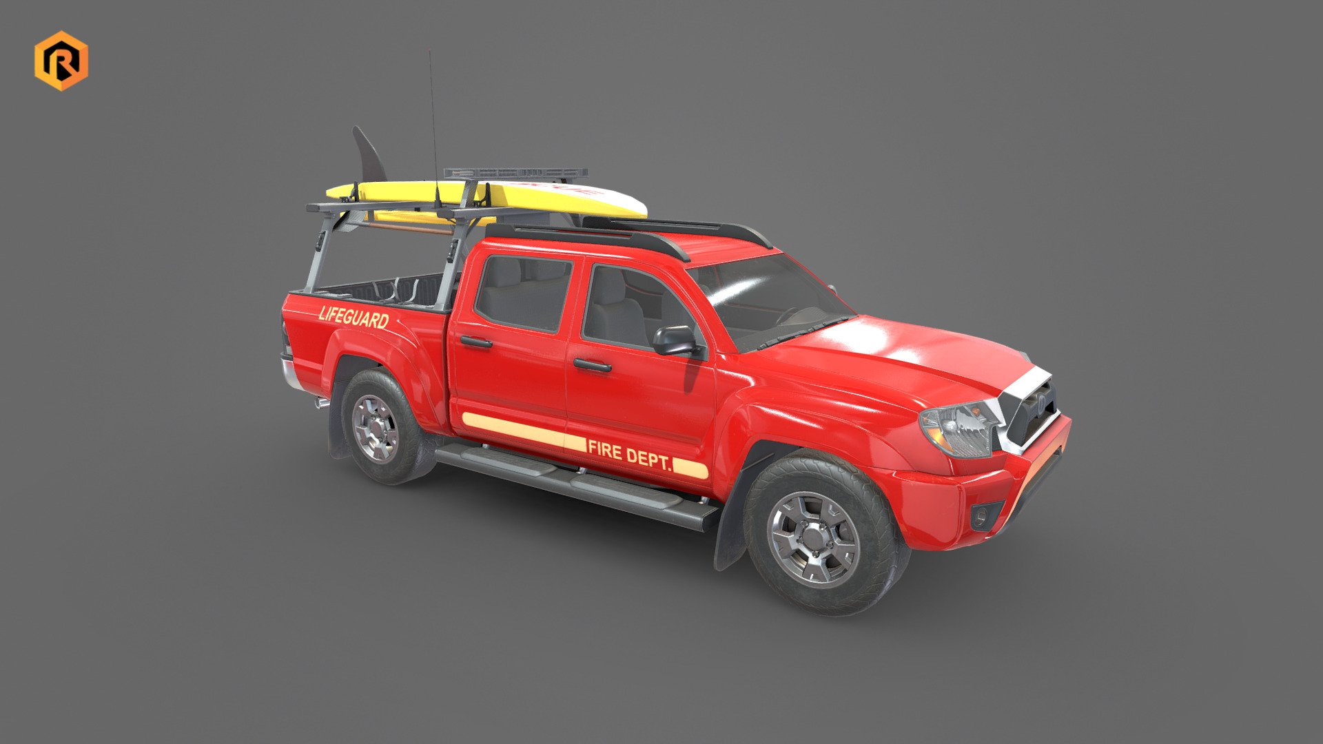 Lifeguard Vehicle 3d model