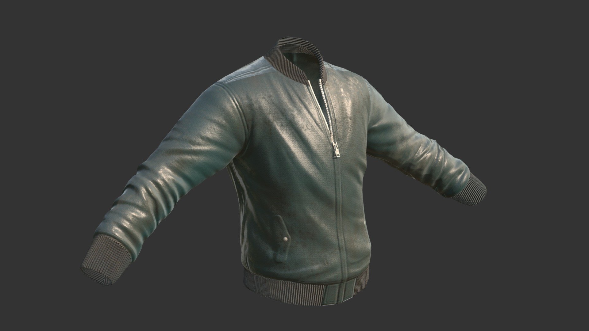 Bomber Jacket 3d model