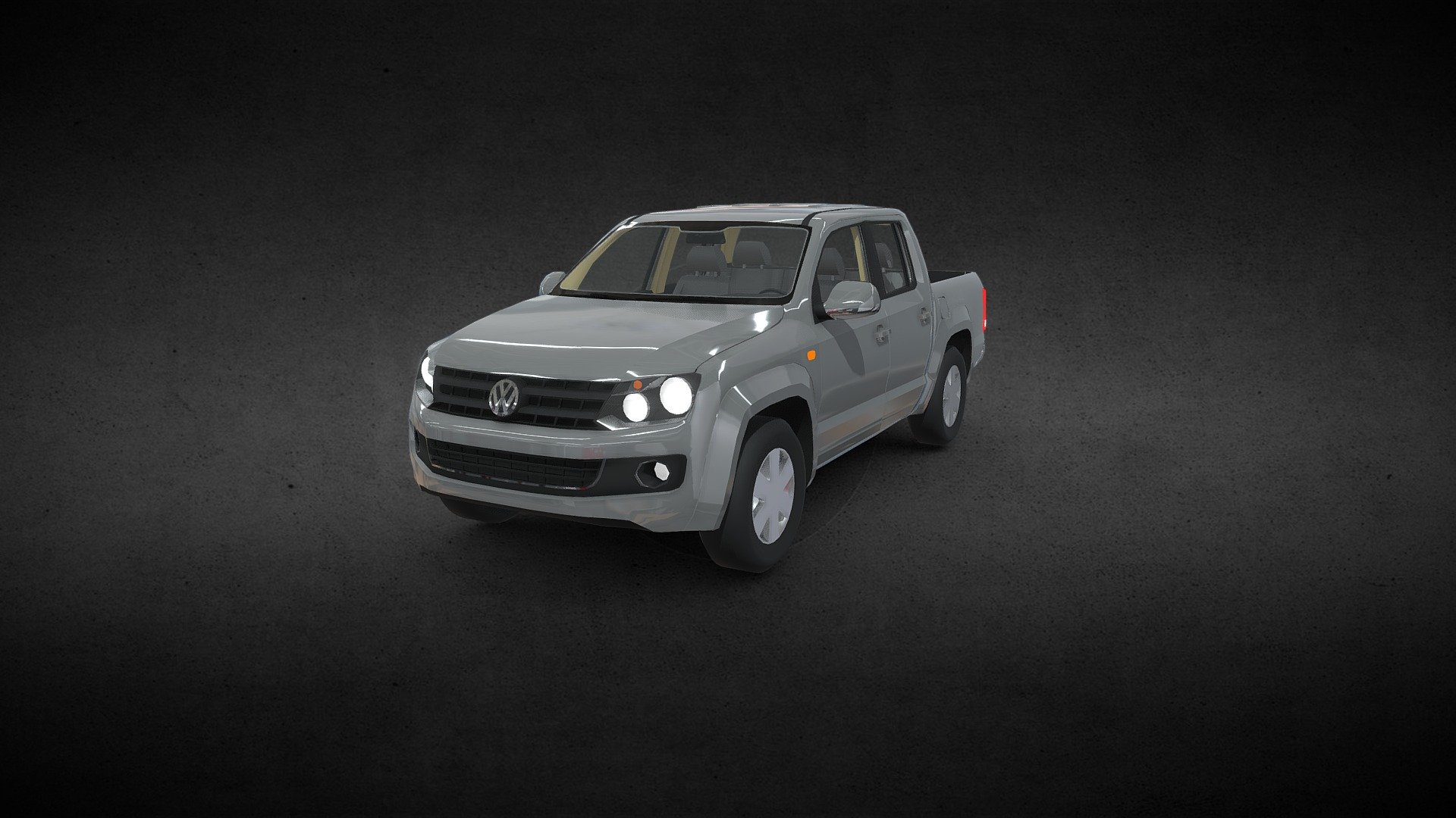 2009 Volkswagen Amarok (LP) 3d model