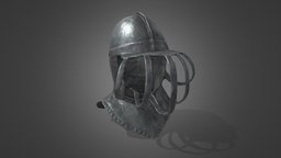 Low Poly Saxilby Memorial Helmet