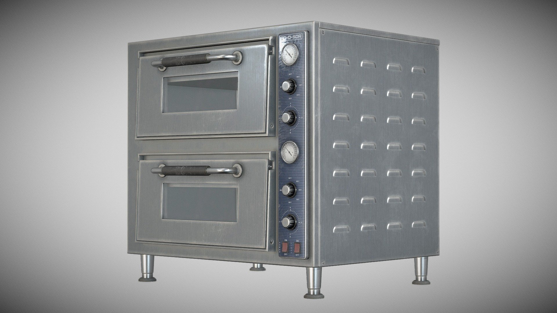 Industrial Pizza Oven 3d model