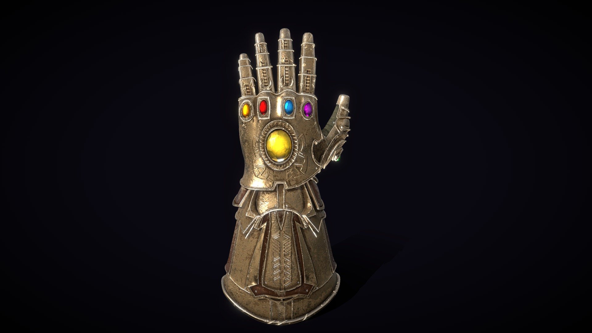 Thanos Infinity Gauntlet by DGOBR 3d model