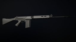 Low-Poly L1A1 Rifle