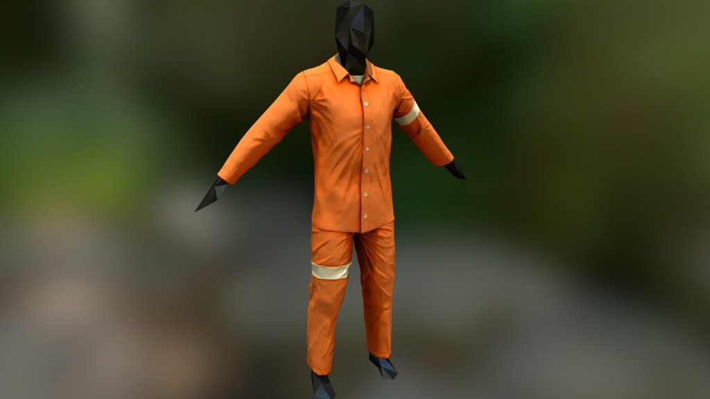 Prisoner robe 3d model