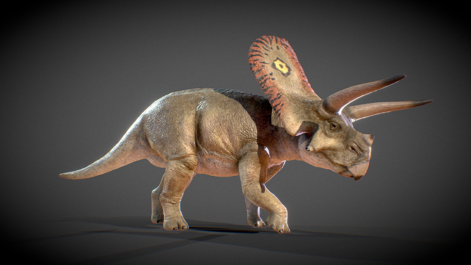 Torosaurus Walking With Dinosaurs 3d model