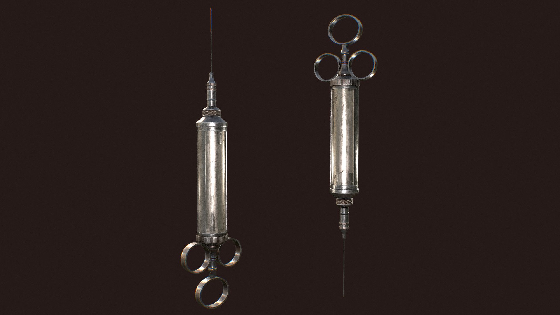 Antique Syringe 3d model