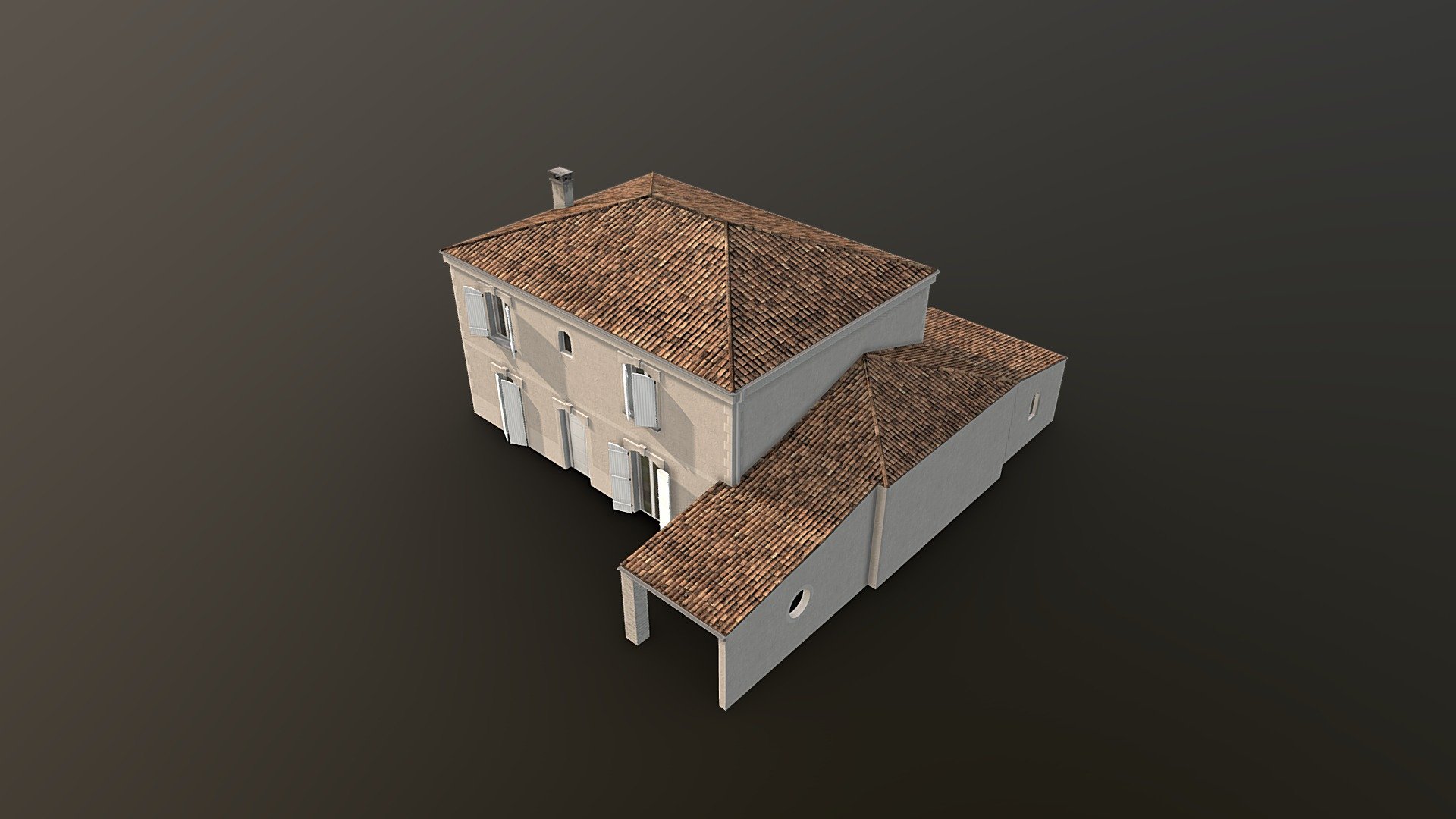 Residential House #2 3d model