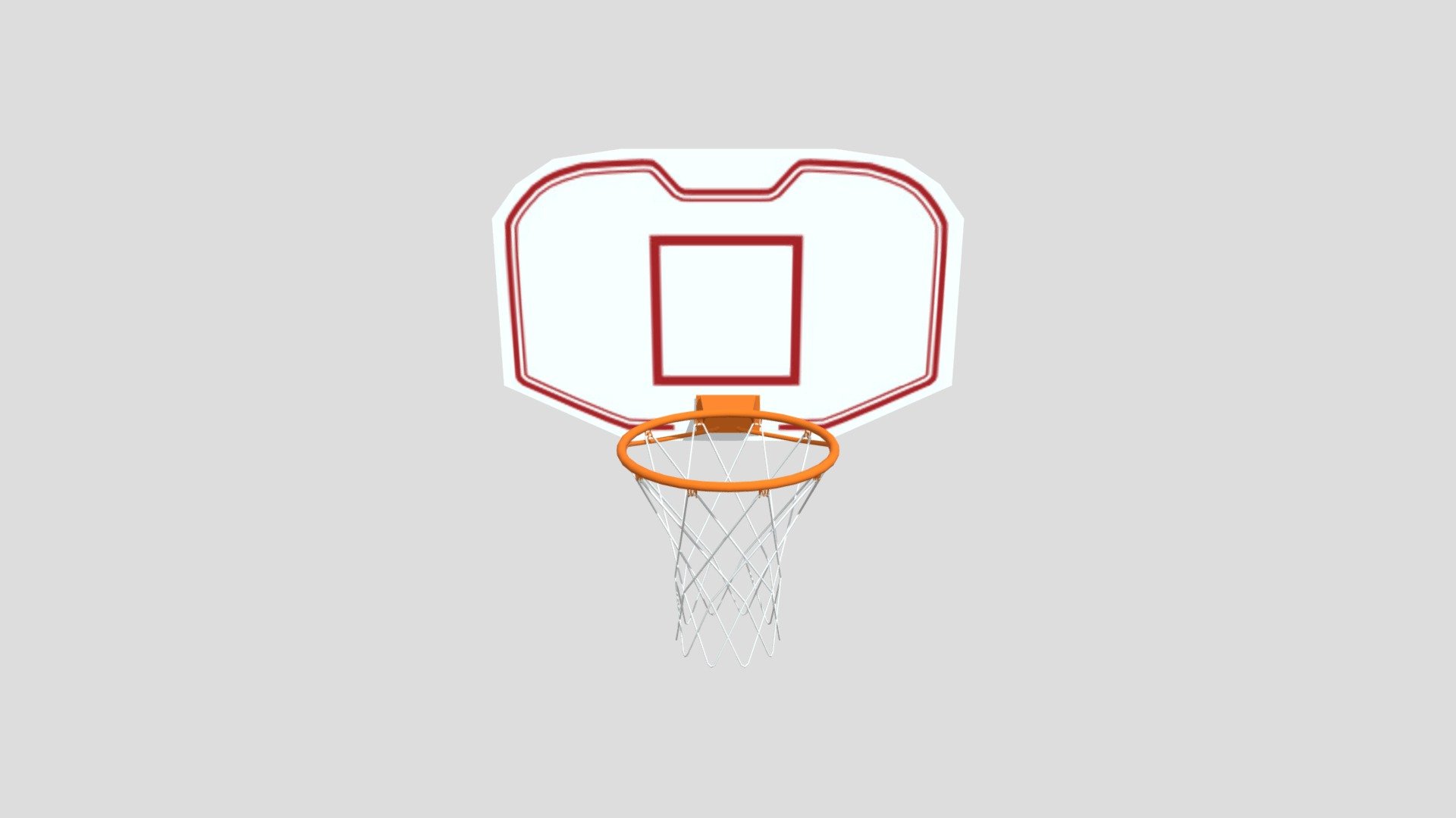 Basketball net 3d model