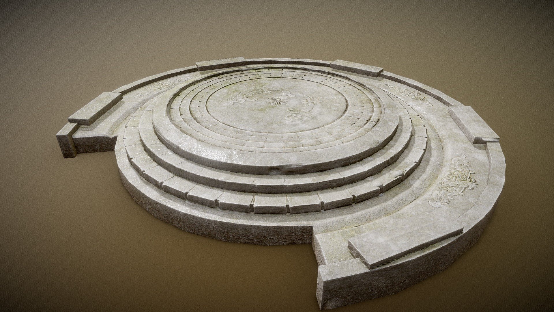 altar_circle 3d model