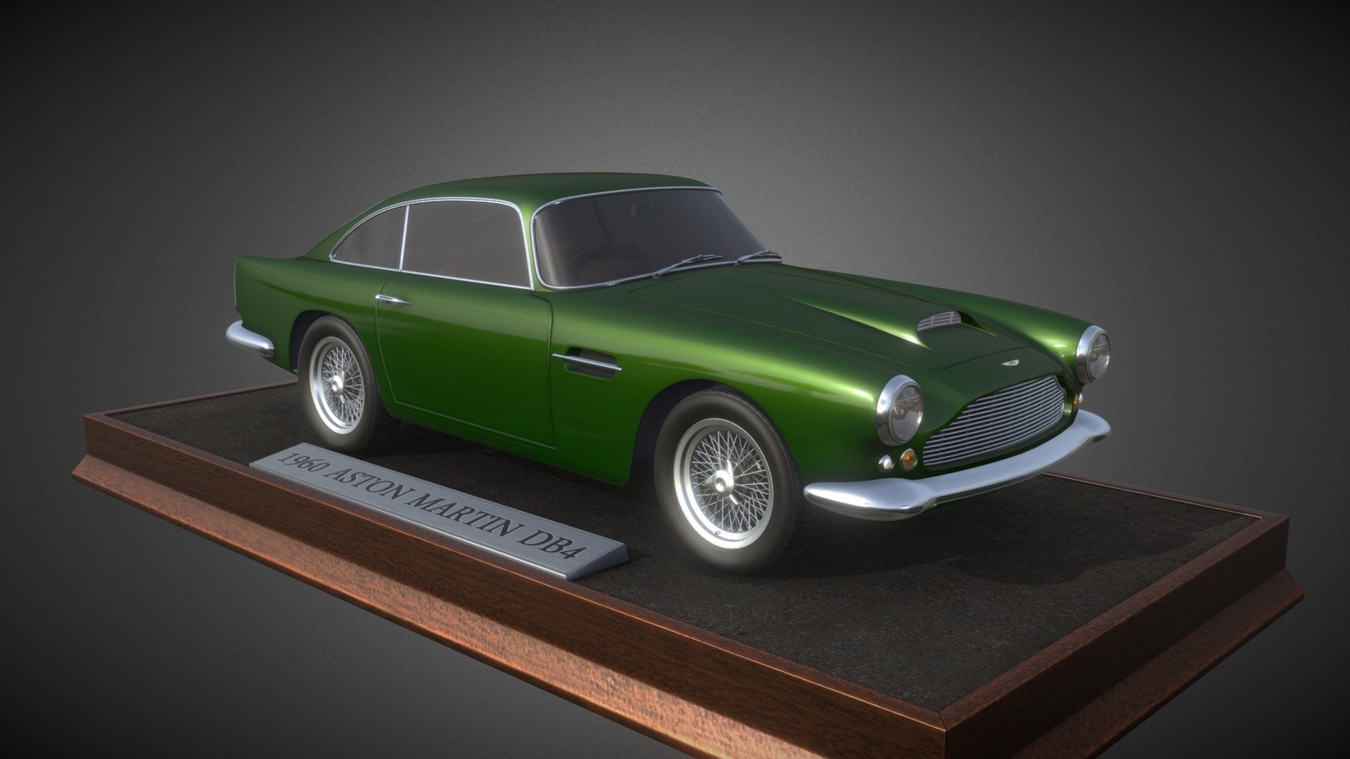 1960 Aston Martin DB4 3d model