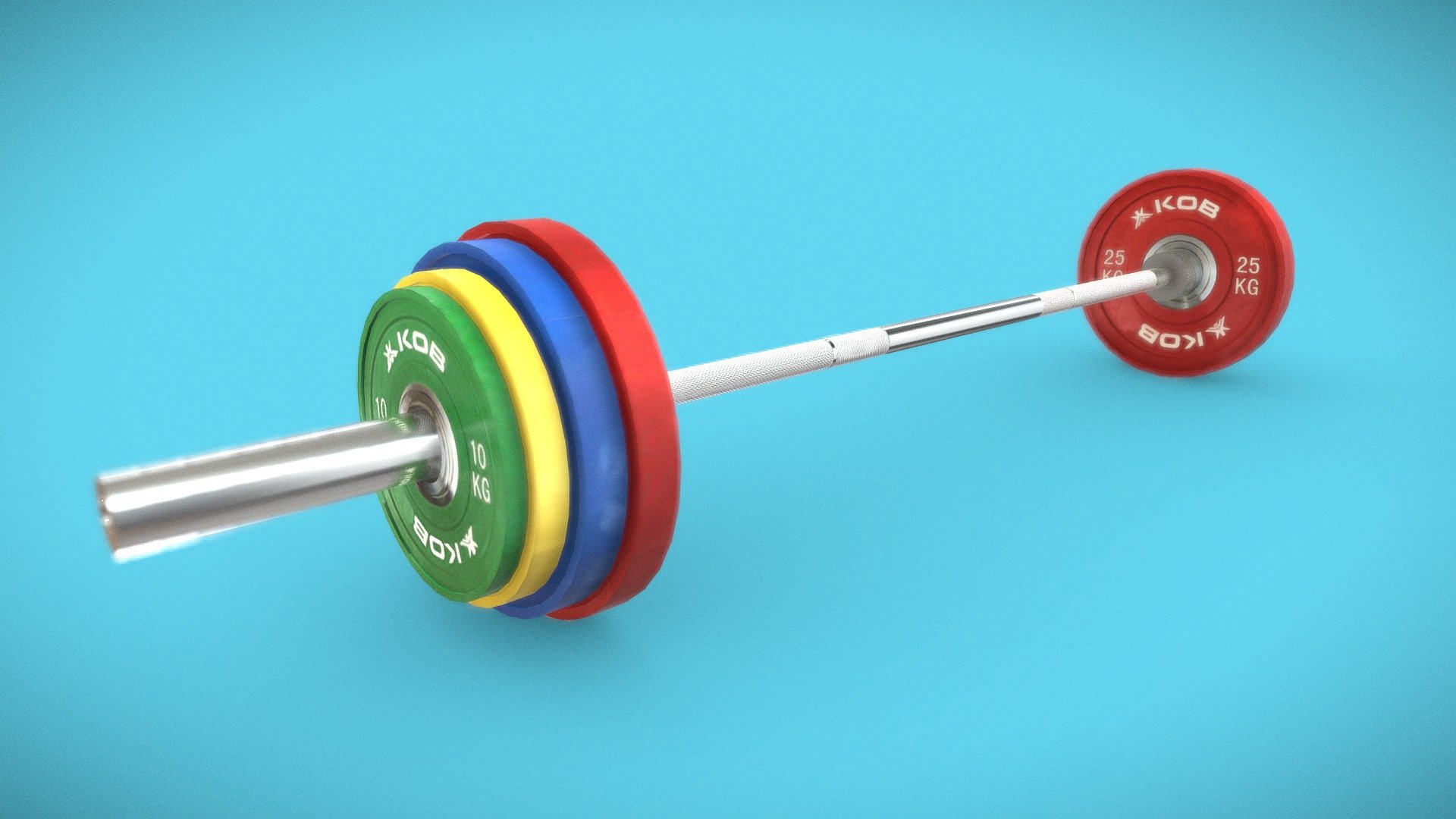 Weights / PBR Optimized Model 3d model