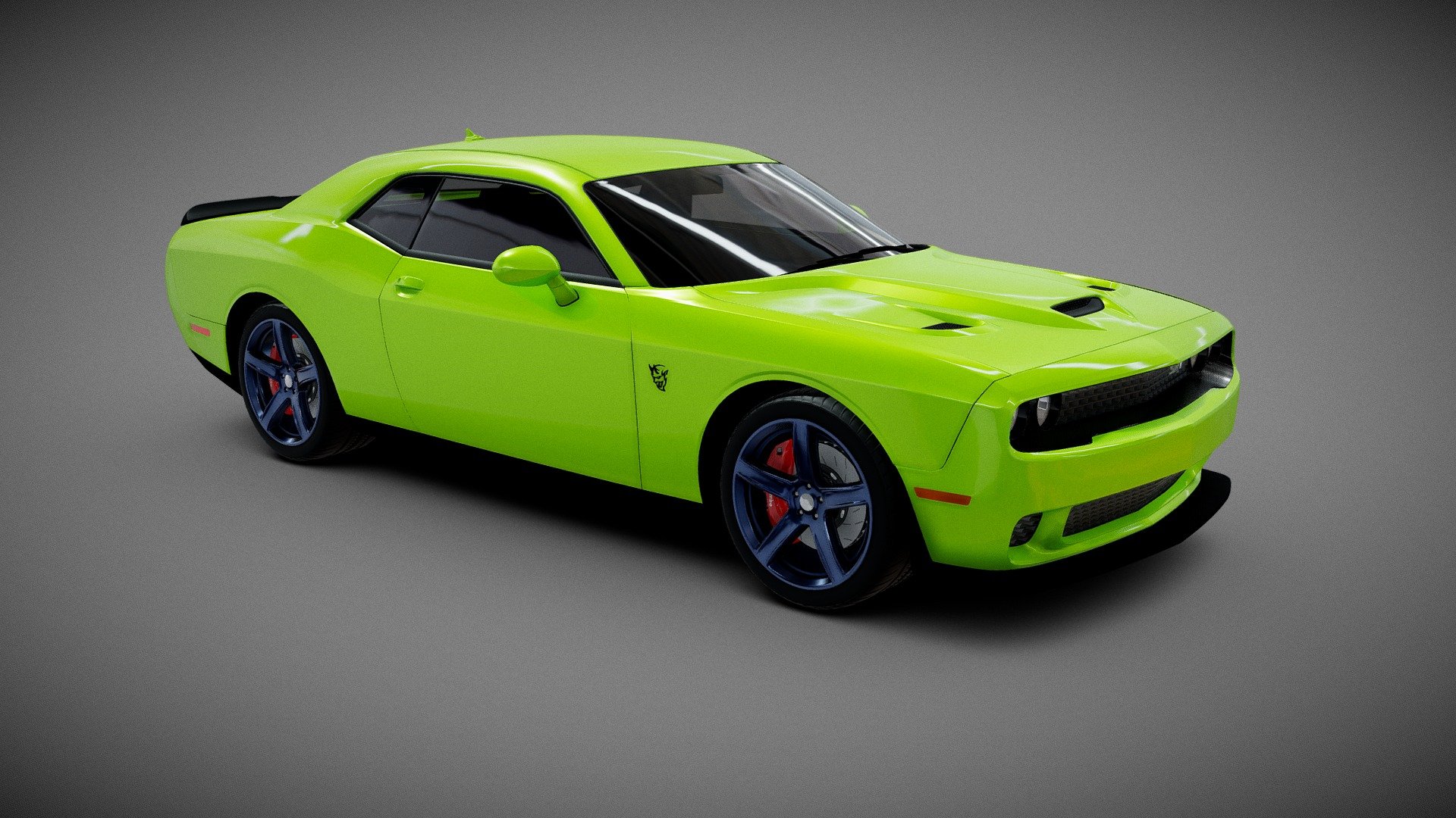 Dodge Challenger 2017 3d model