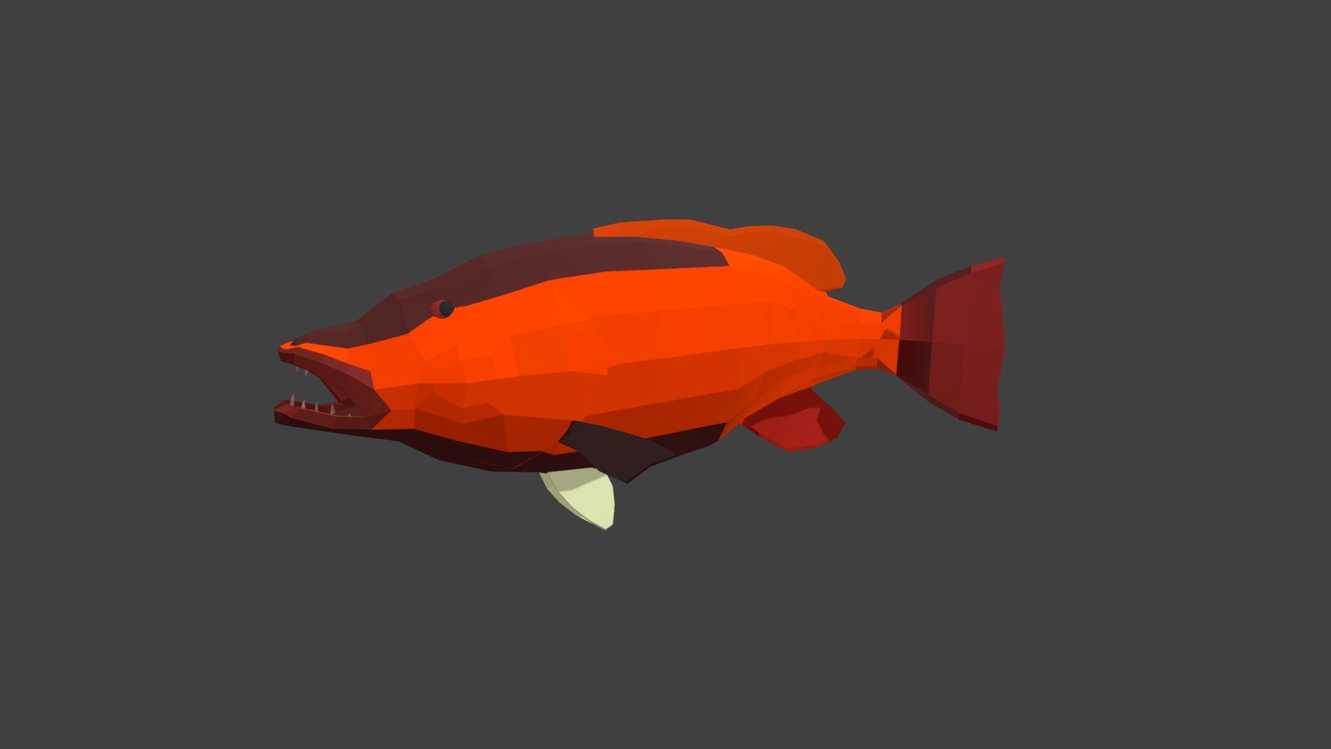 Cubera Snapper 3d model