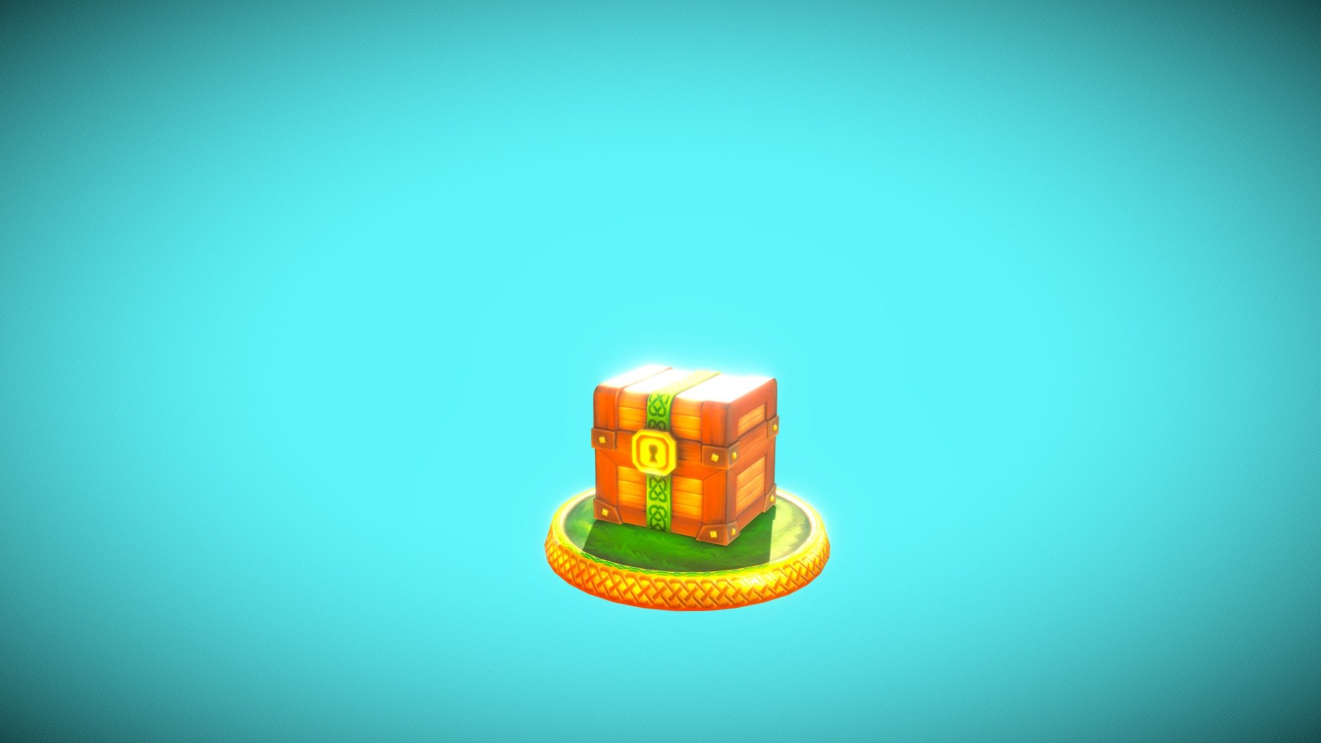 Loot Box (Animated) 3d model