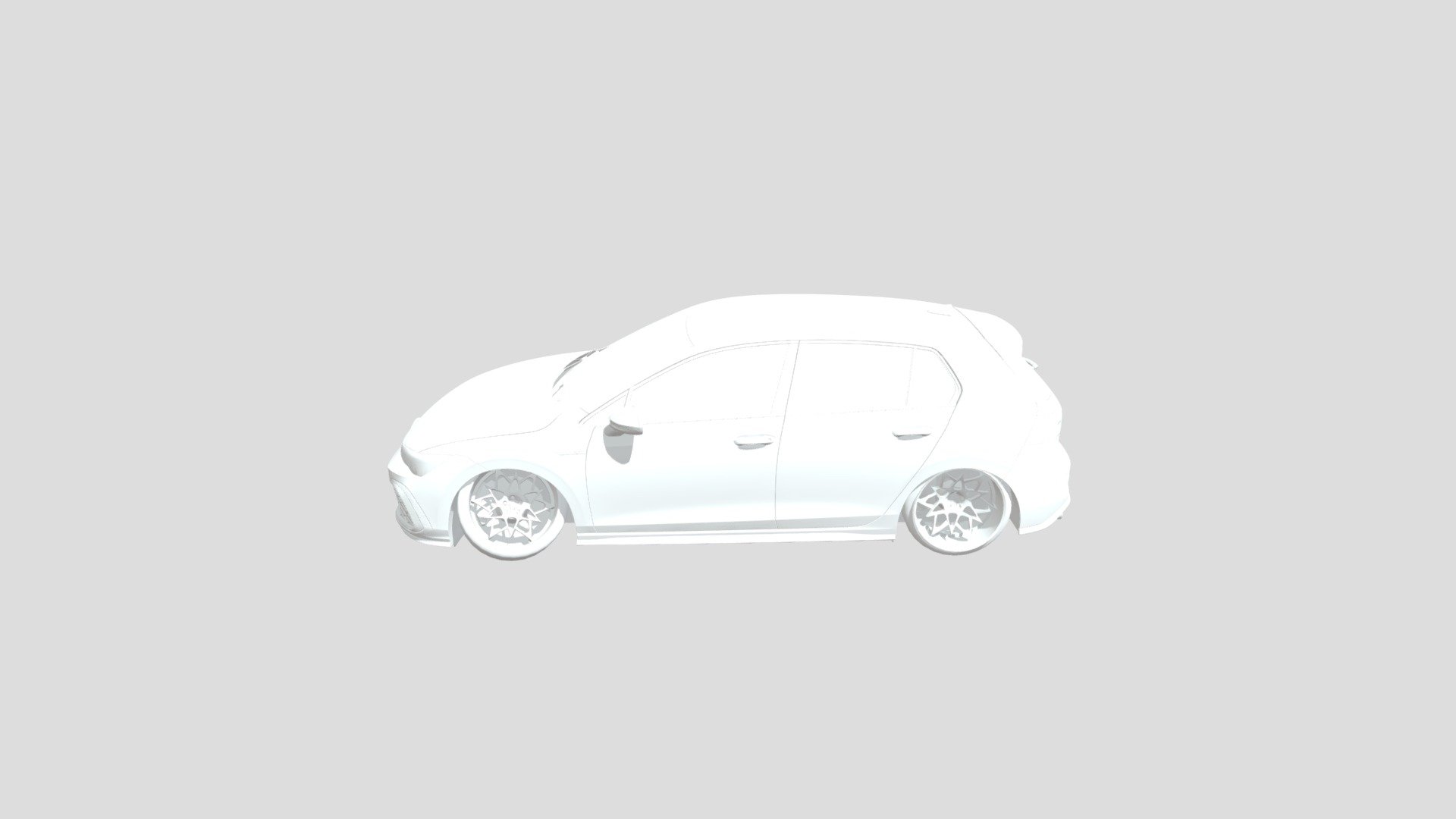 Volkswagen GTI 3d model