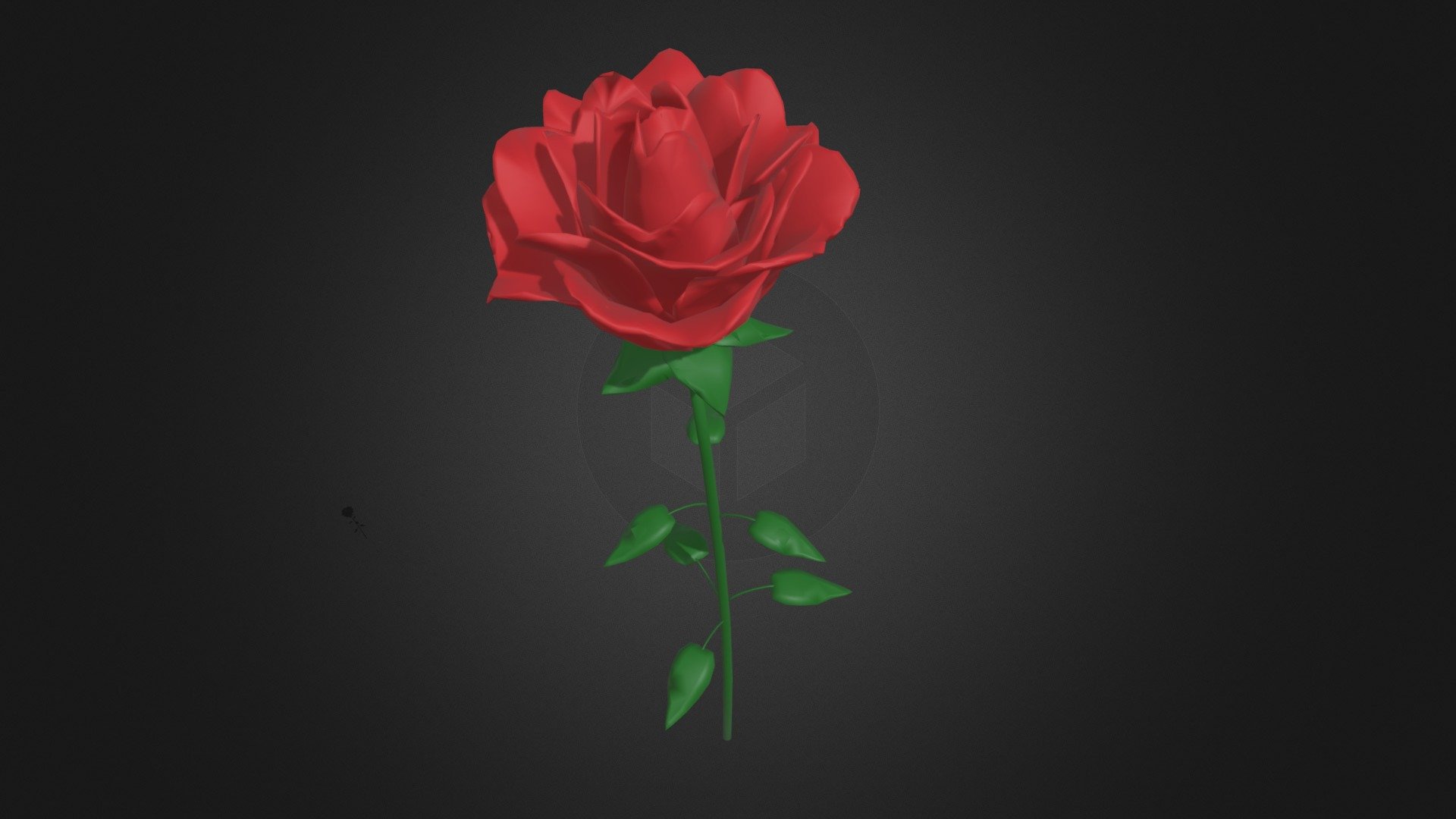 Rose 3d model