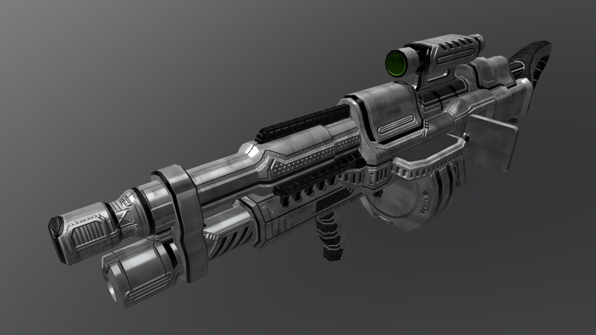 Plasma Assault Mauler 3d model