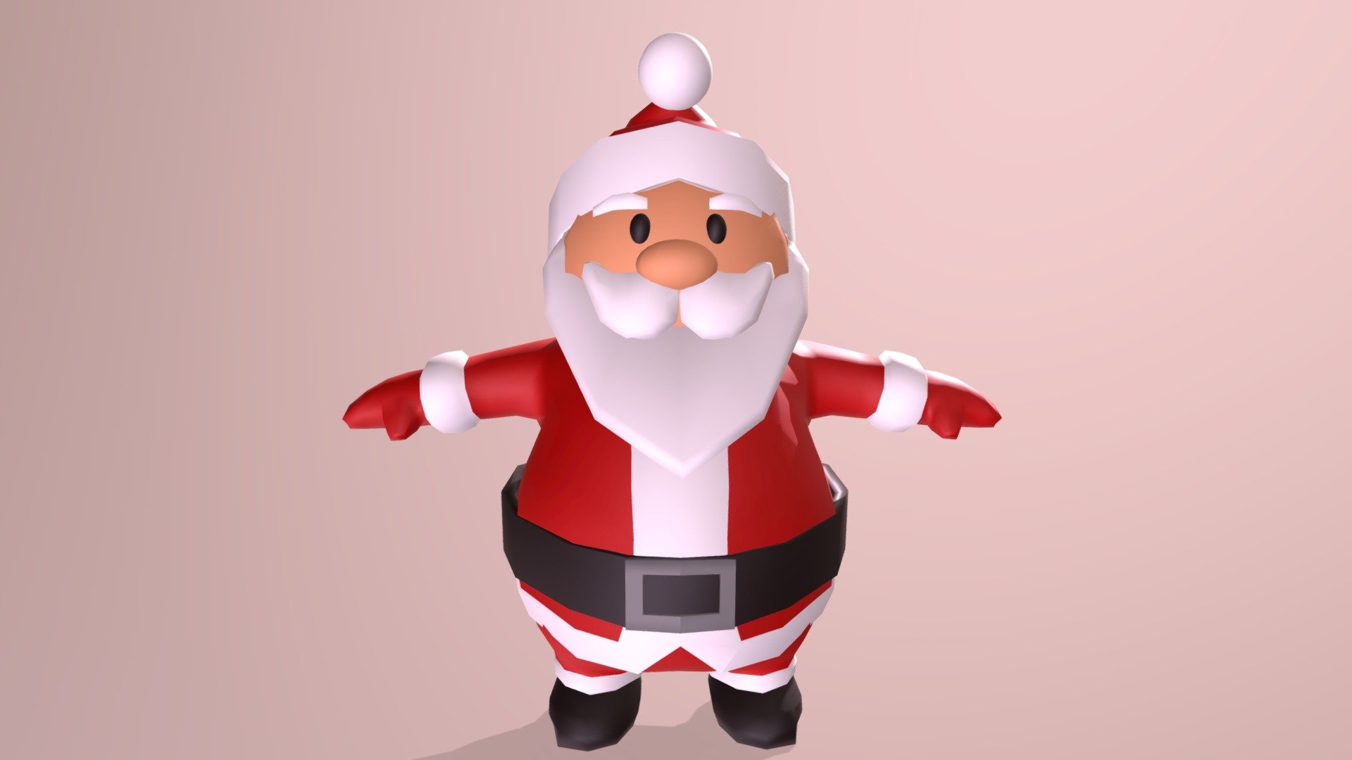 Santa 3d model