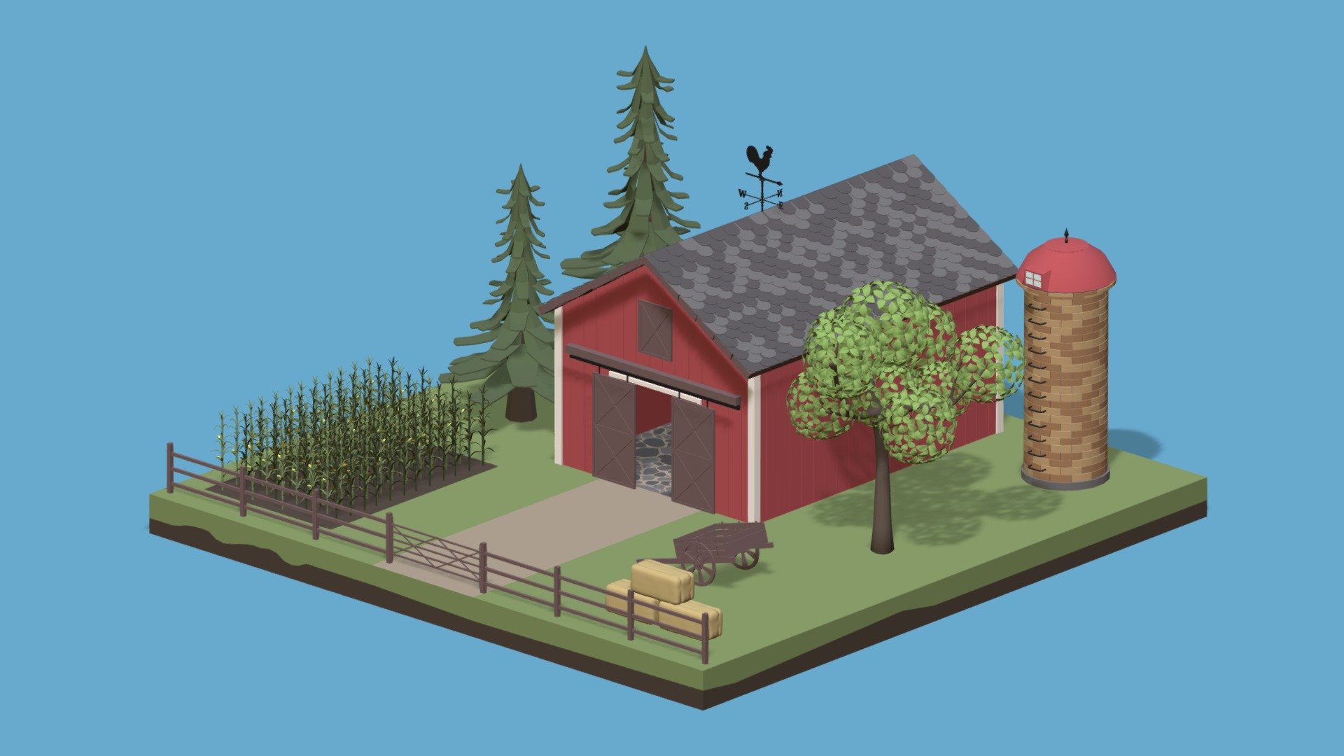 Farm 3d model