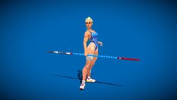 Gymnast 3D Model