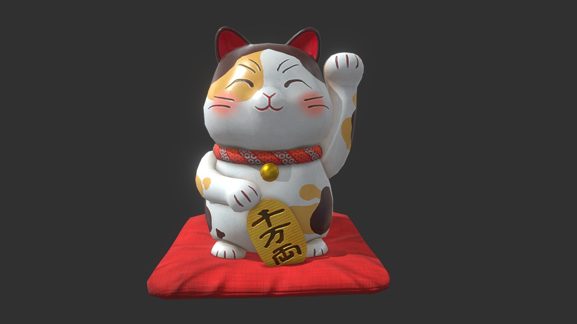 Lucky Cat 3d model