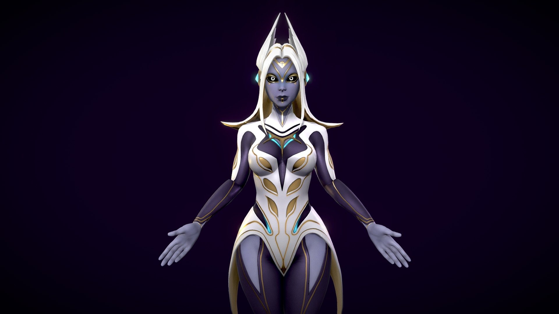 Triarch aurora 3d model