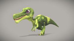 Cartoon Baryonyx Walkeri