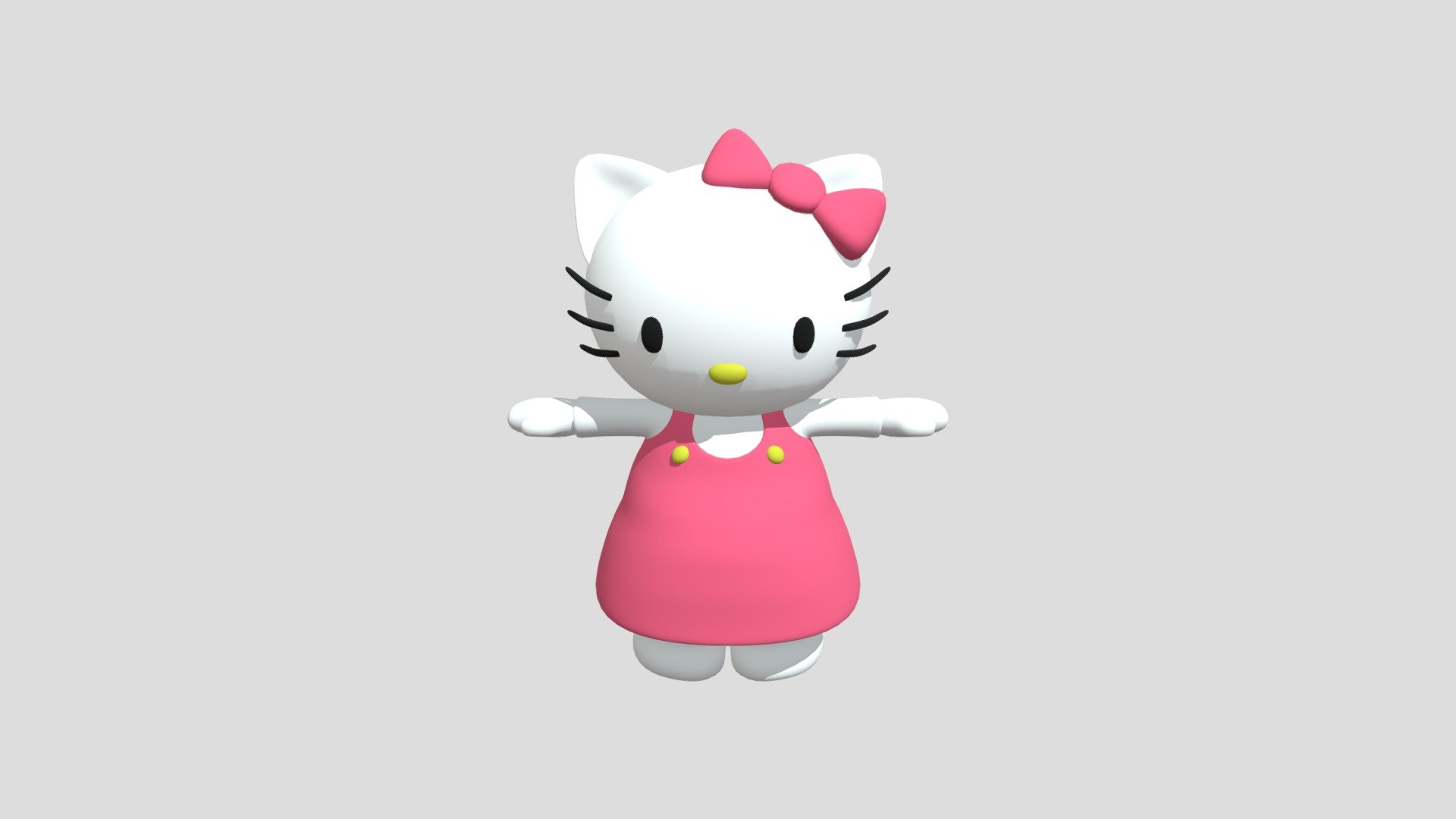 HELLO KITTY 3d model