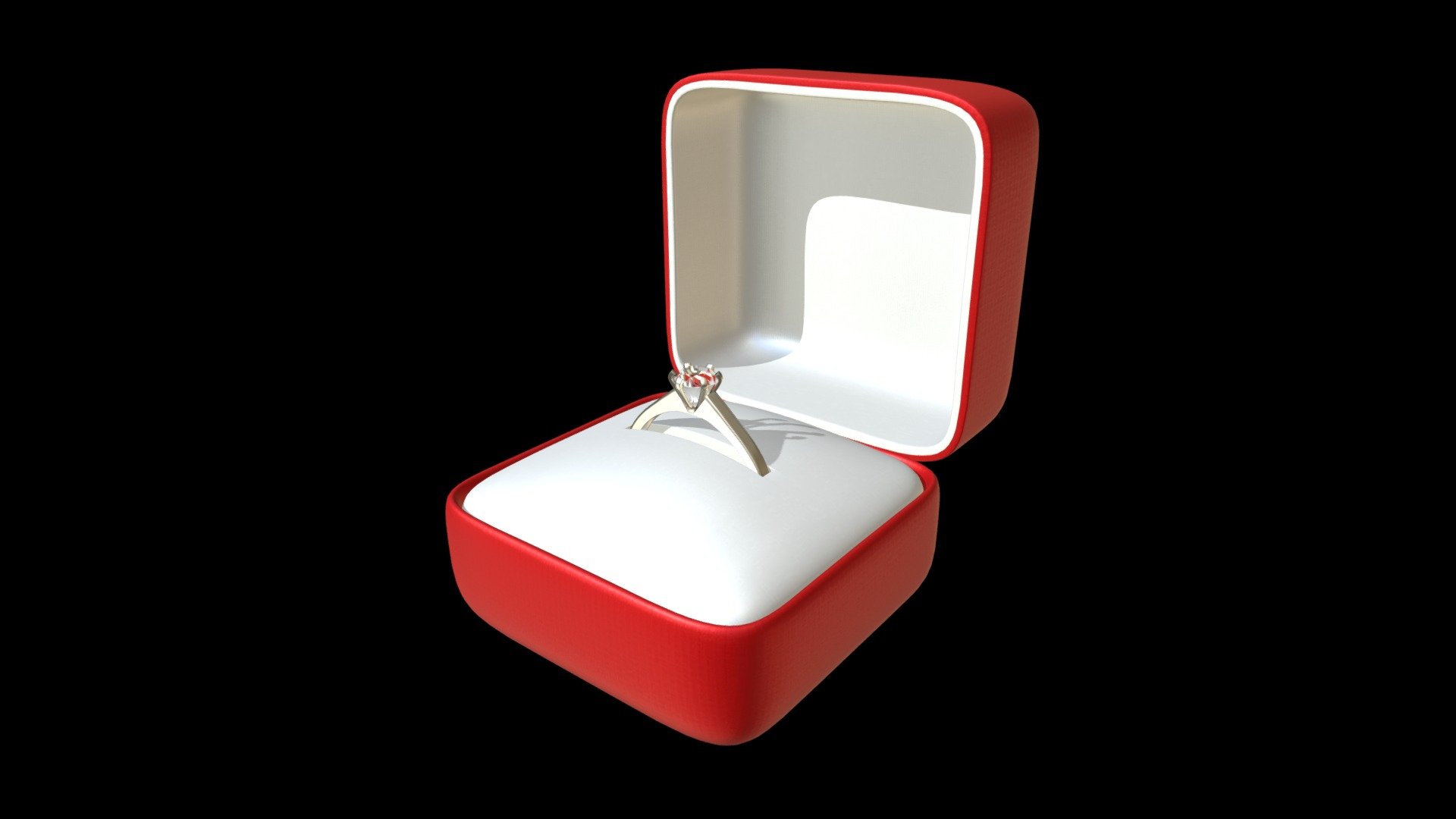 Ring box 1 3d model