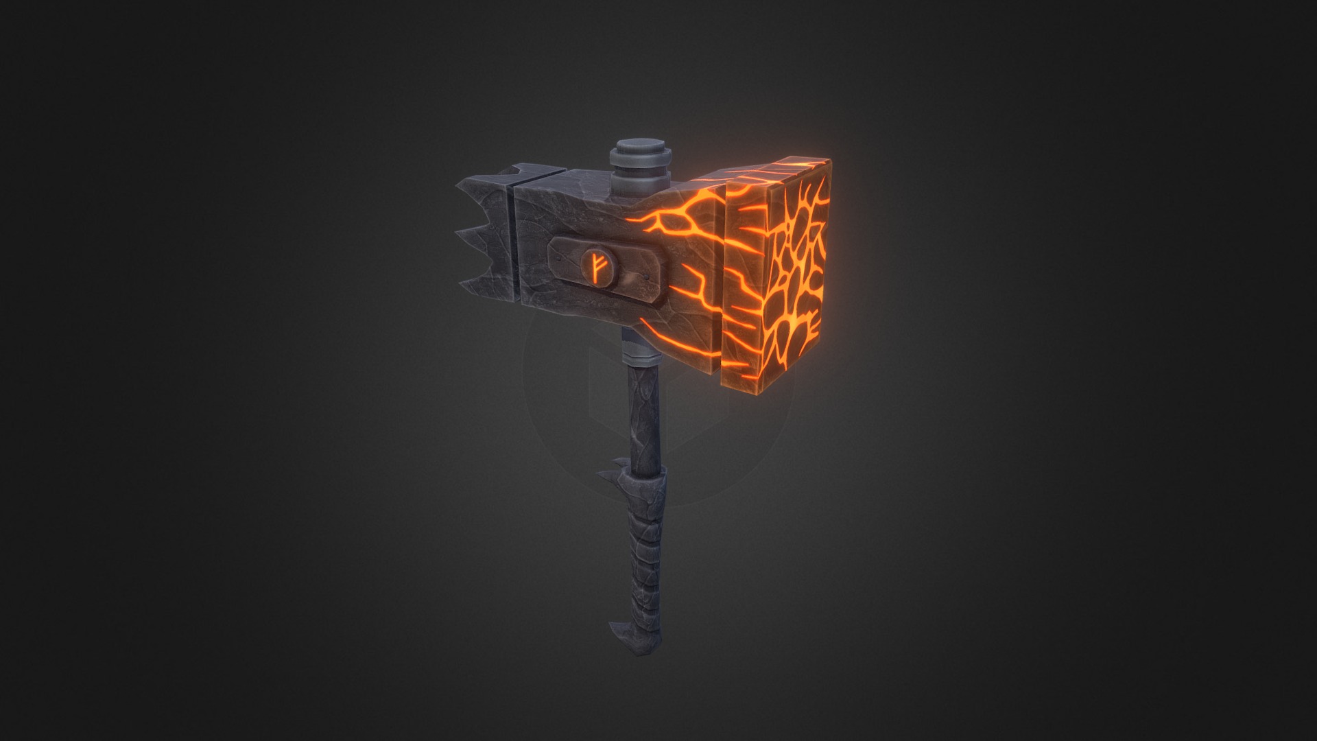 Stone Hammer NEW 3d model