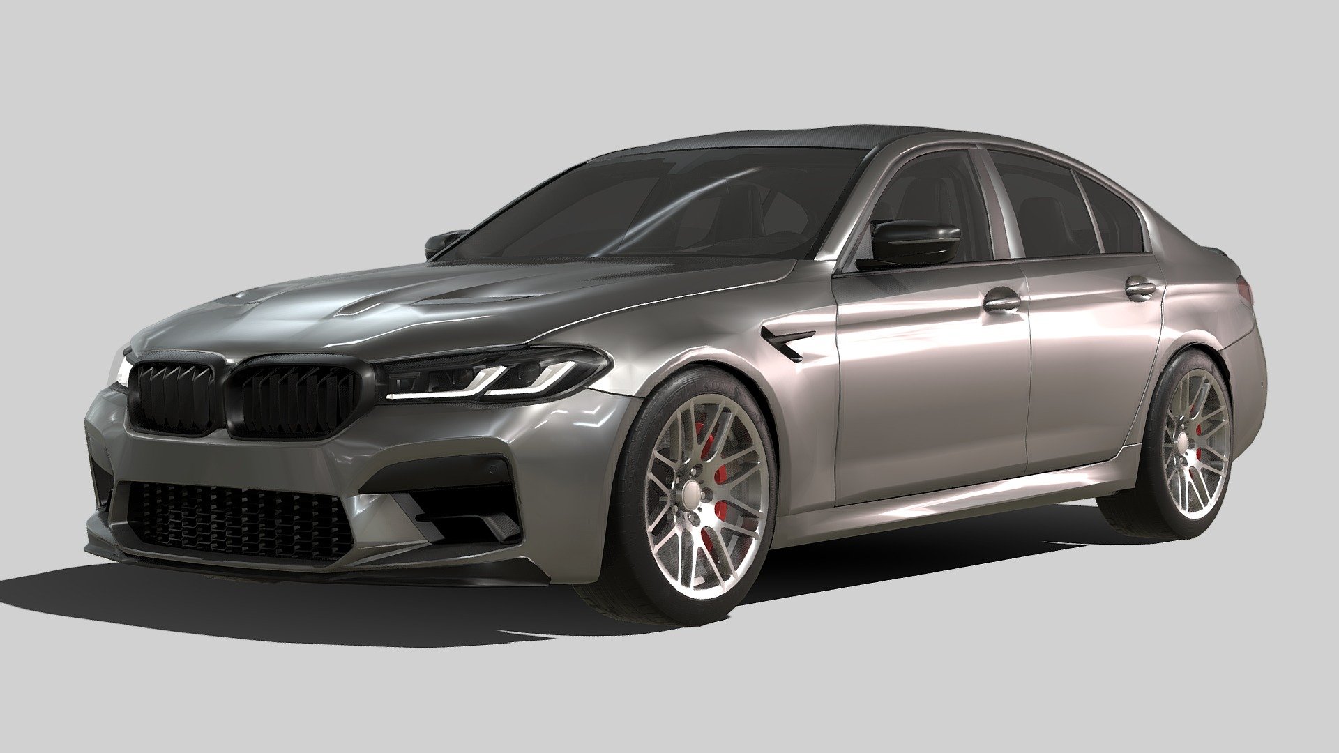 BMW M5  CS 2022 3d model