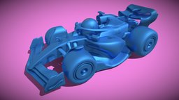 Alpine F1-A522 Choro-Q/toy style (3dprint)