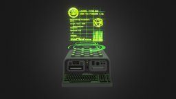 Retro Sci-Fi Holocomputer