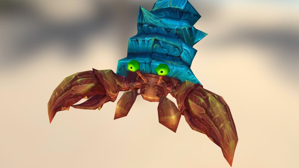 Shell Crab 3d model