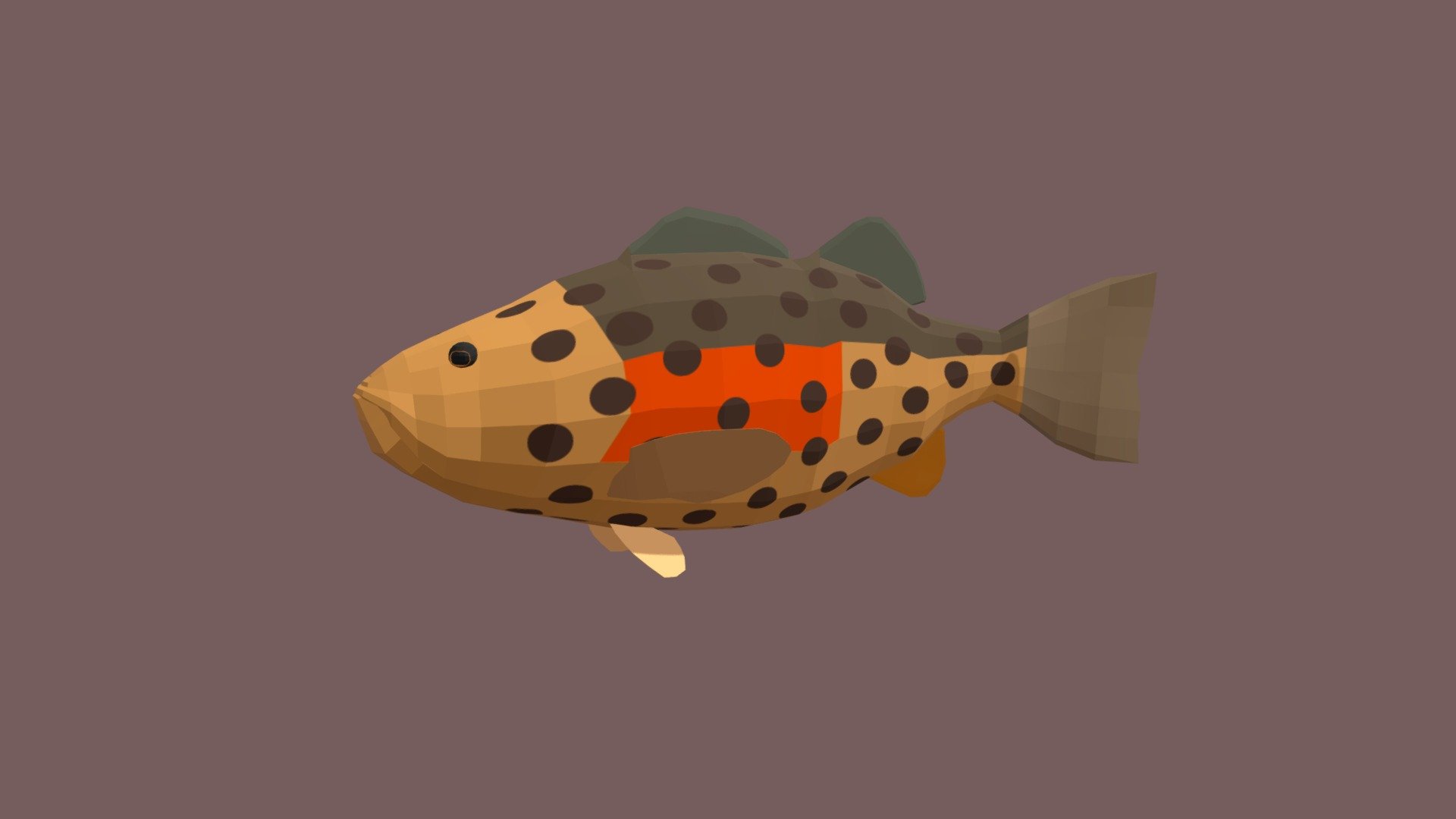 Giant Sea Bass 3d model