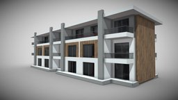 modern building 05 3D model