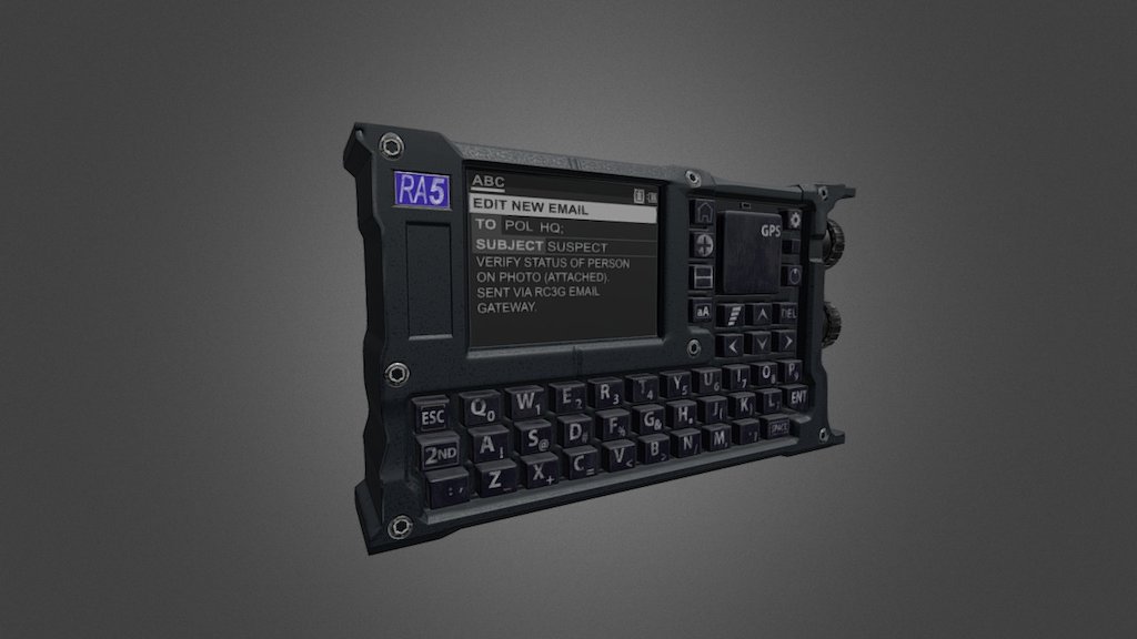 Data Terminal WIP-3 3d model