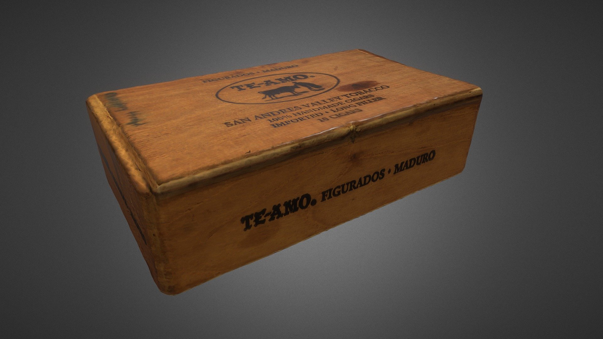 Cigar Box 3d model