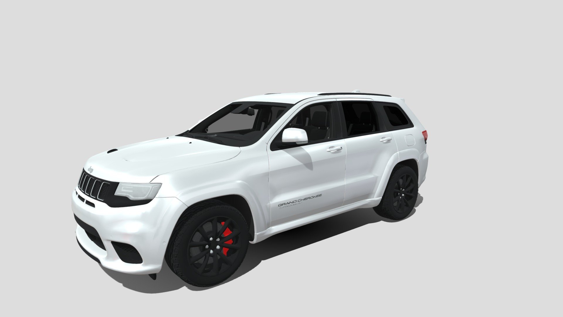 Jeep Grand Cherokee Trackhawk 3d model