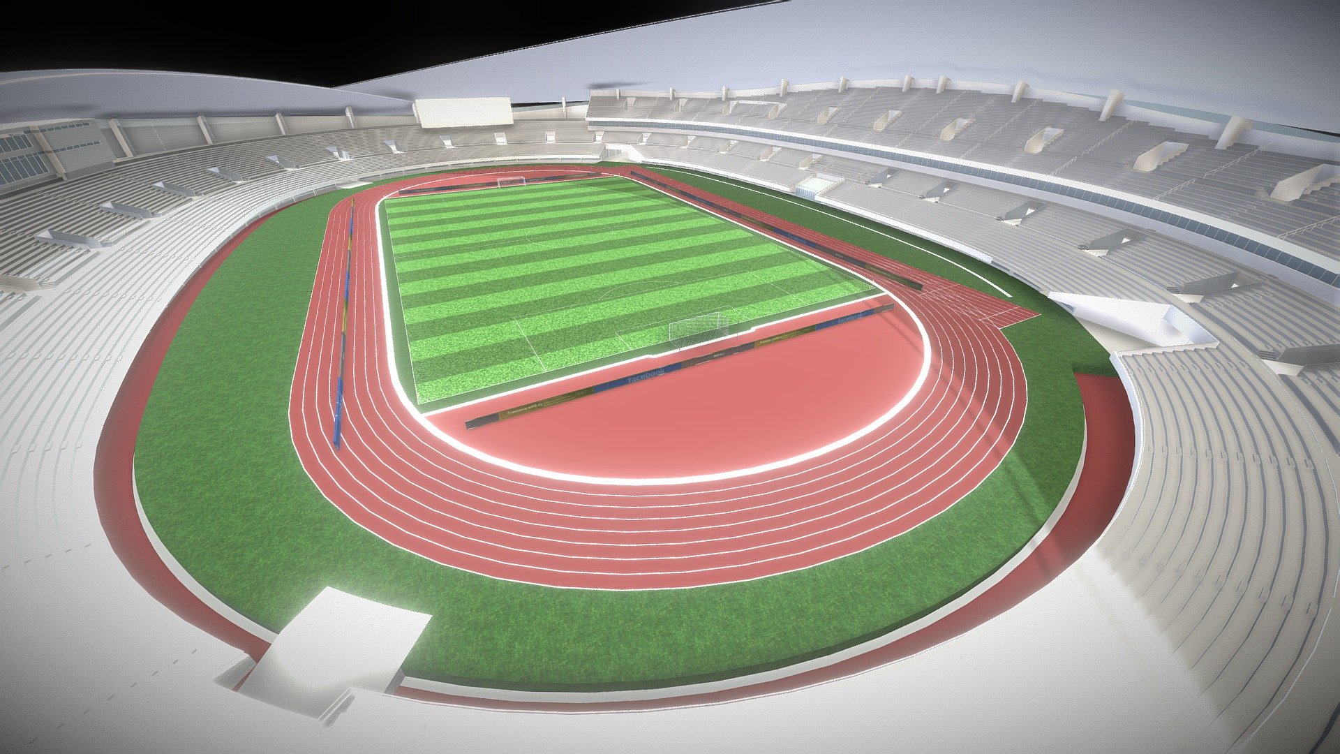 Football Soccer stadium 3d model