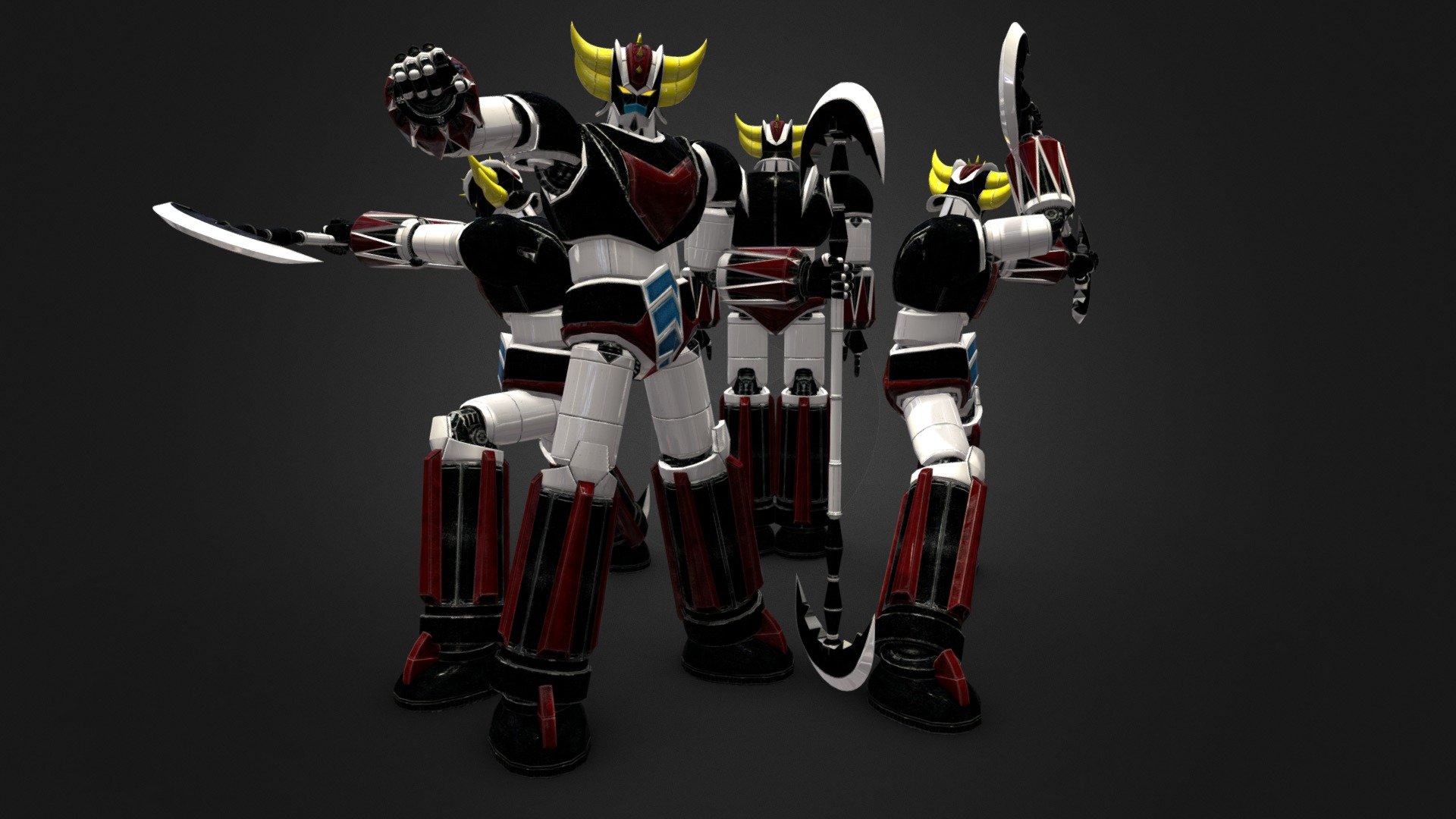 Grendizer Goldrake Goldorak (jointed) 3d model