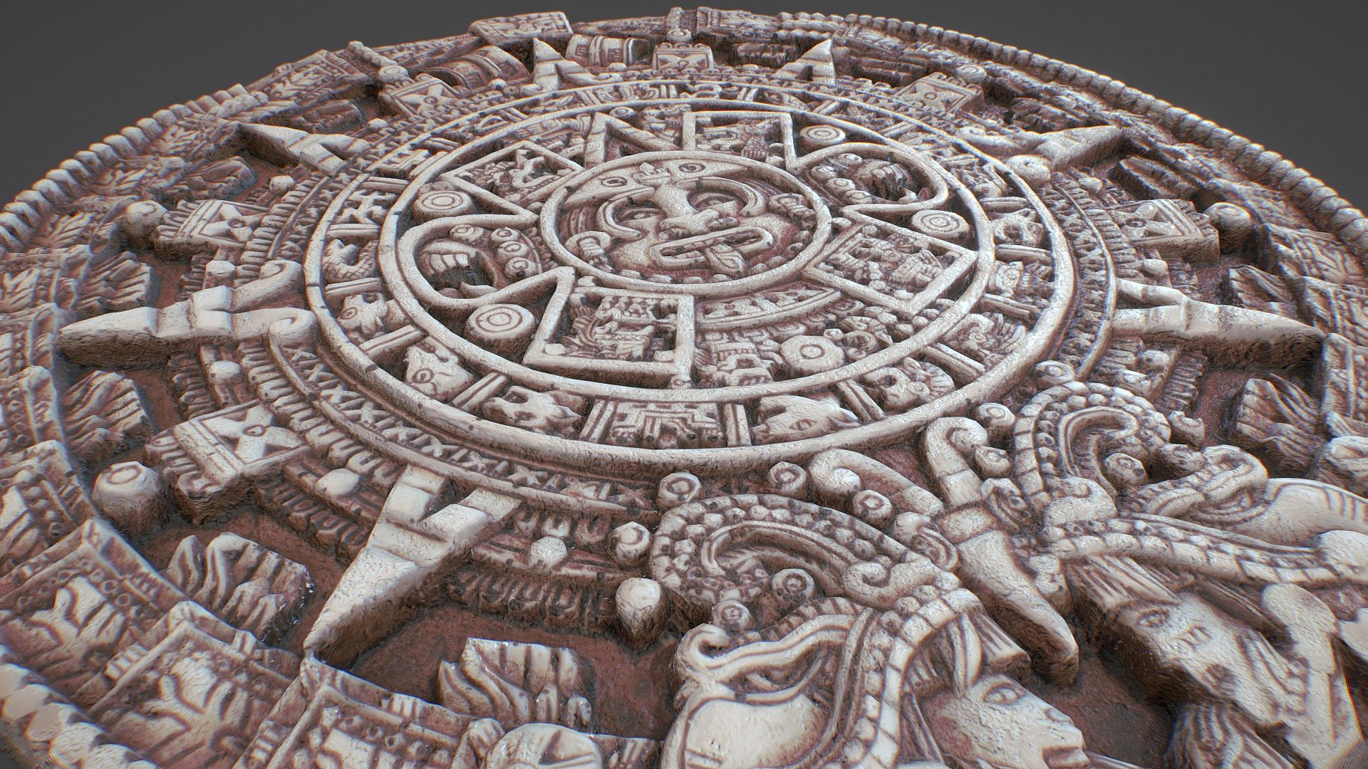 Aztec Calendar 3d model