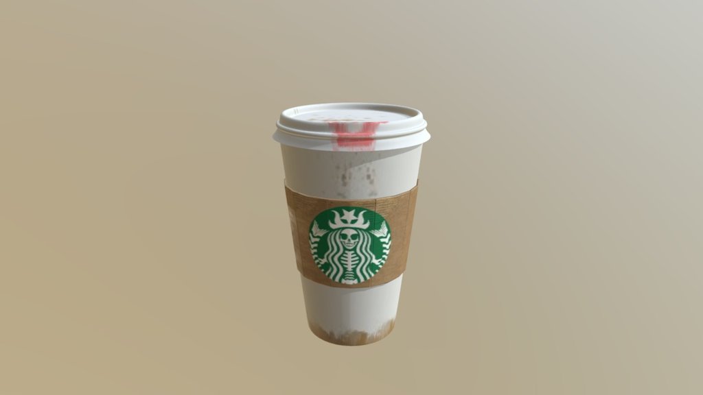 Starbucks Addiction 3d model