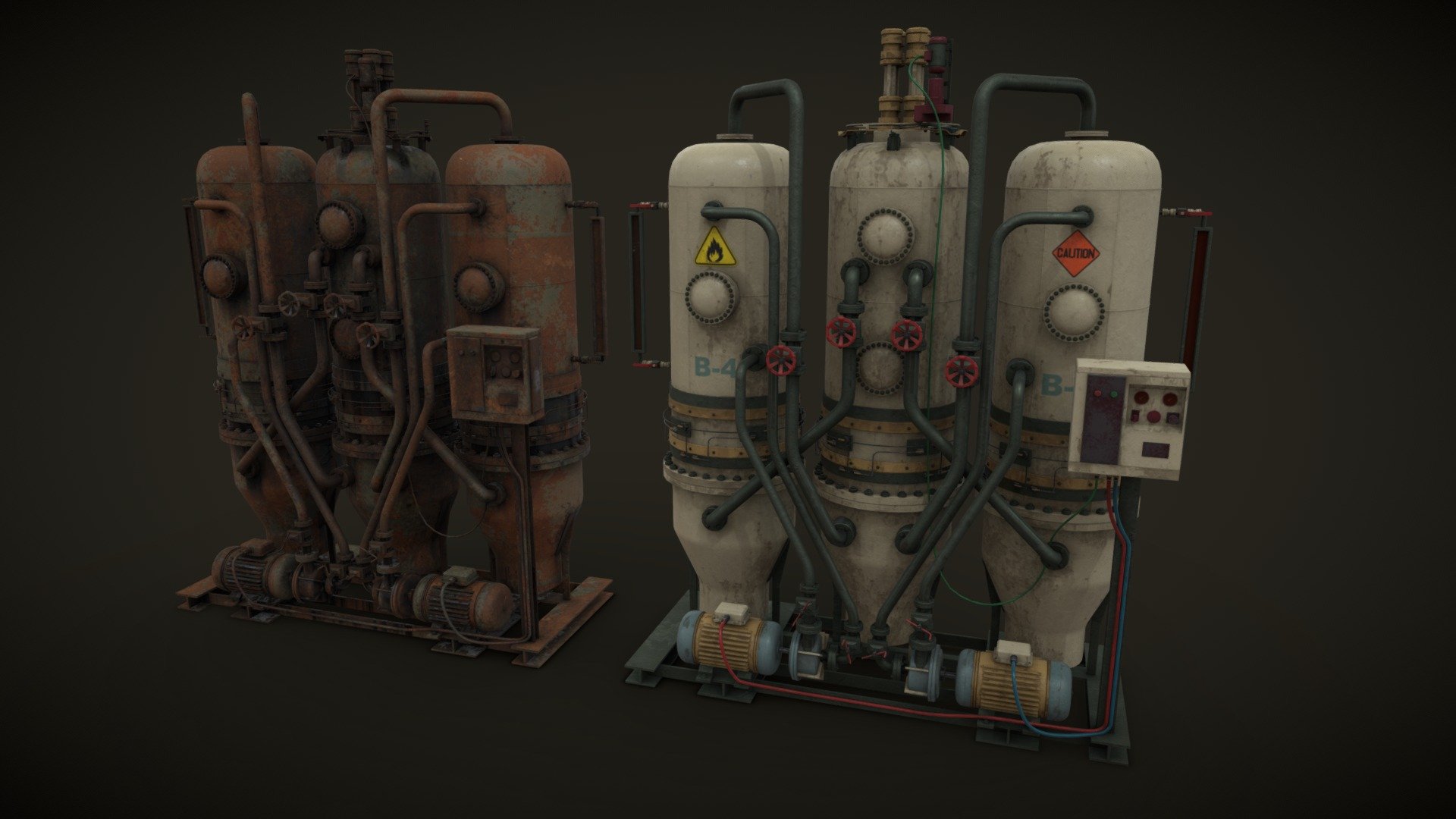 Machinery device 3d model