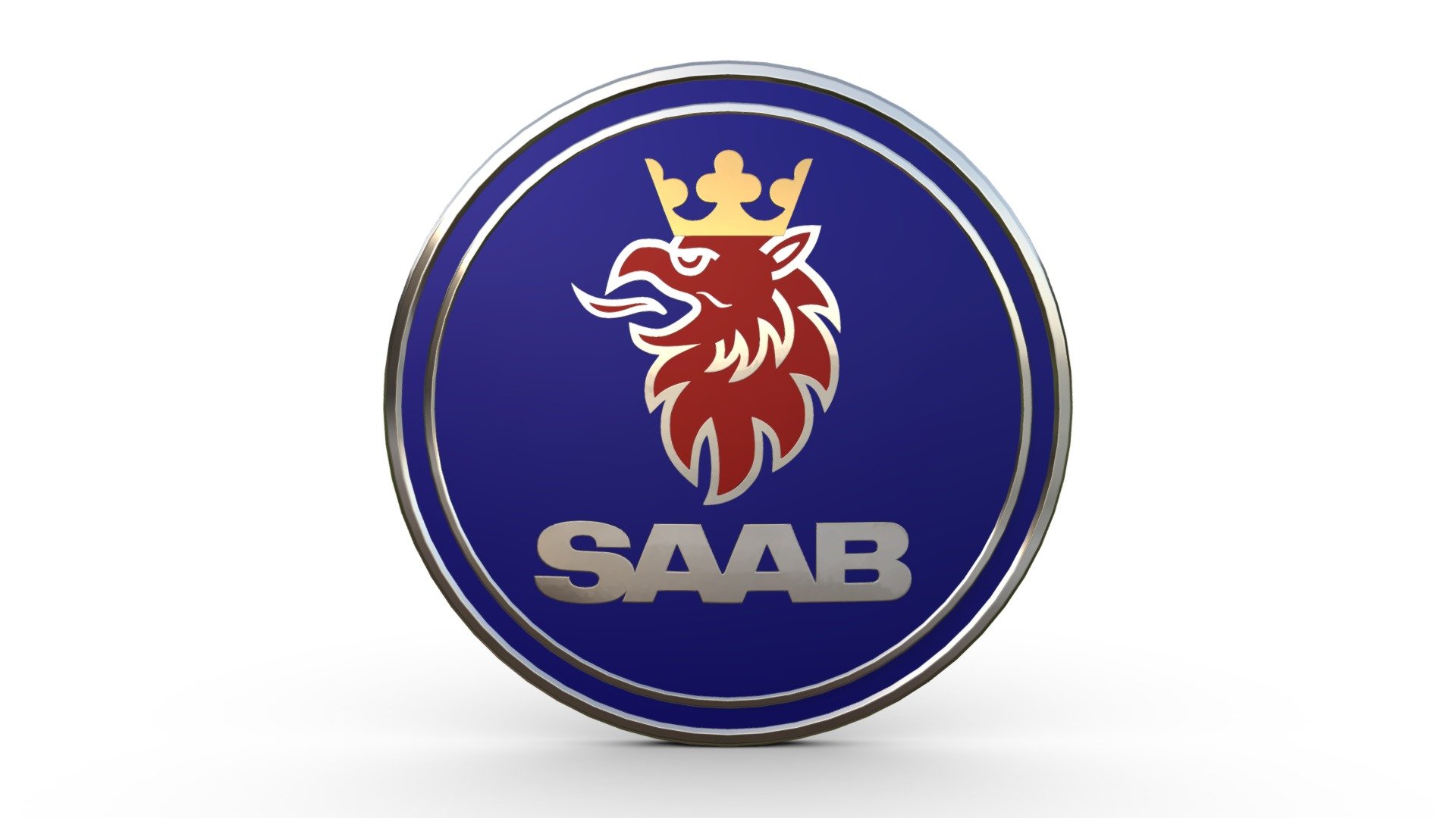 Saab Logo 3d model