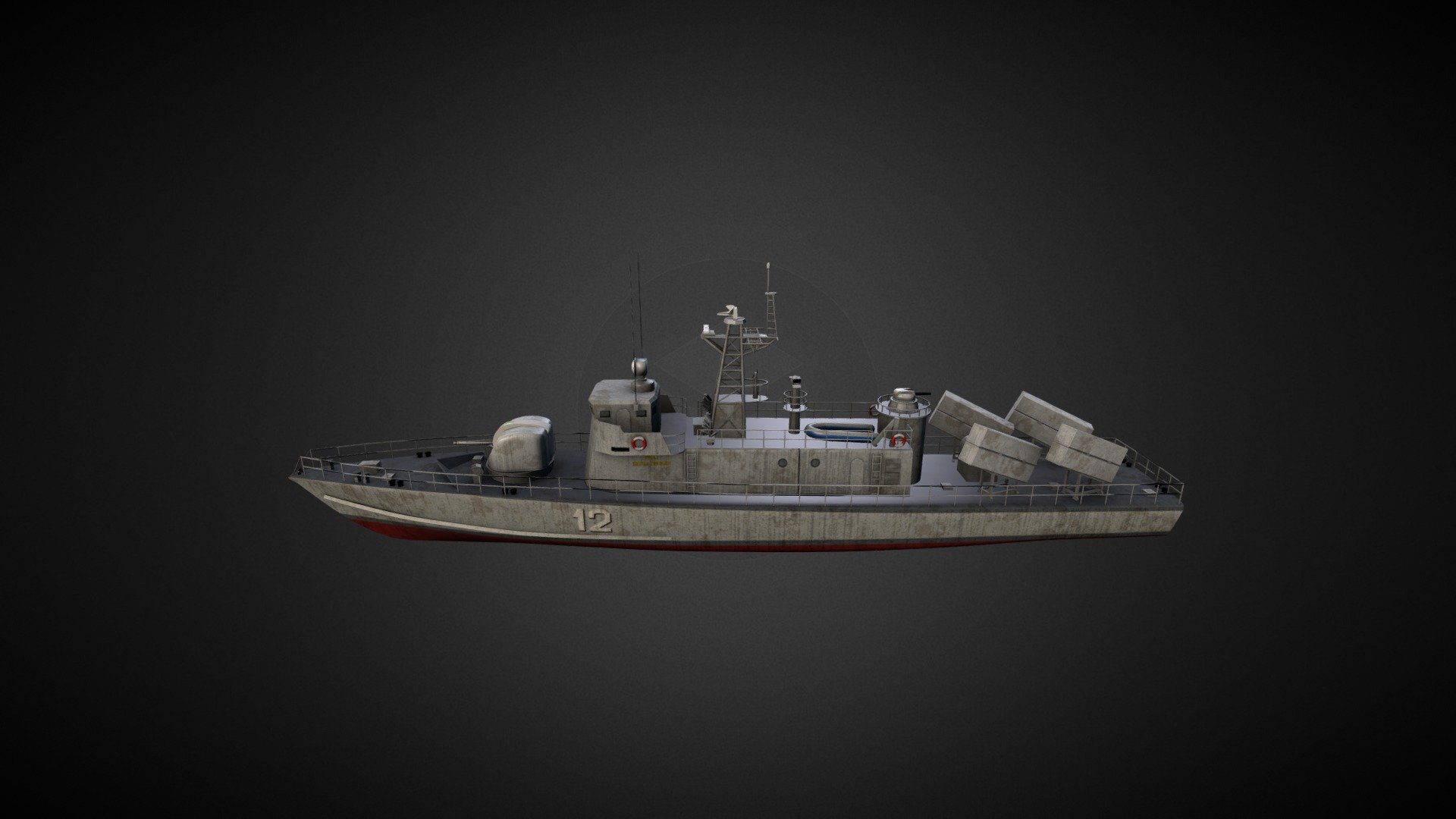 RTOP-12 Kralj Dmitar Zvonimir 3d model