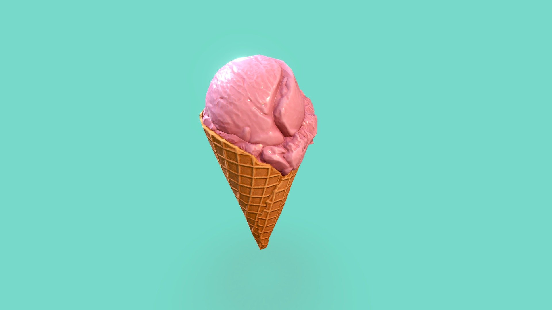 Ice Cream Cone 3d model